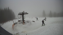 Horní část sjezdovky Skiareálu Ramzová