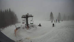 Horní část sjezdovky Skiareálu Ramzová