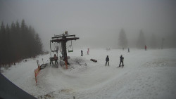 Horní část sjezdovky Skiareálu Ramzová