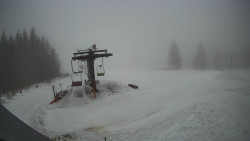 Horní část sjezdovky Skiareálu Ramzová