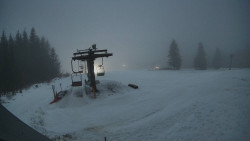 Horní část sjezdovky Skiareálu Ramzová