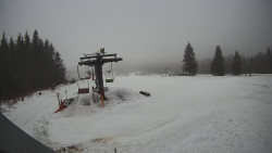 Horní část sjezdovky Skiareálu Ramzová