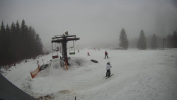 Horní část sjezdovky Skiareálu Ramzová