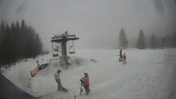 Horní část sjezdovky Skiareálu Ramzová