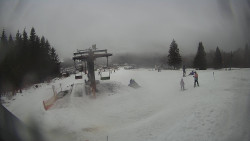 Horní část sjezdovky Skiareálu Ramzová