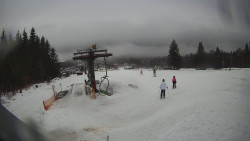 Horní část sjezdovky Skiareálu Ramzová