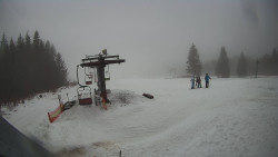 Horní část sjezdovky Skiareálu Ramzová