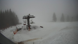 Horní část sjezdovky Skiareálu Ramzová