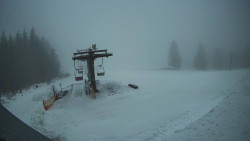 Horní část sjezdovky Skiareálu Ramzová