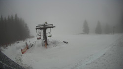 Horní část sjezdovky Skiareálu Ramzová