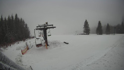 Horní část sjezdovky Skiareálu Ramzová