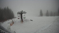 Horní část sjezdovky Skiareálu Ramzová