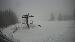 Horní část sjezdovky Skiareálu Ramzová