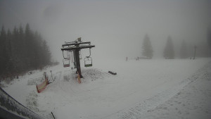 Horské atrakce Ramzová - Horní část sjezdovky Skiareálu Ramzová - 8.2.2026 v 09:30