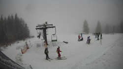 Horní část sjezdovky Skiareálu Ramzová