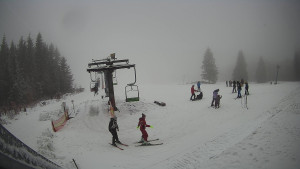 Horské atrakce Ramzová - Horní část sjezdovky Skiareálu Ramzová - 8.2.2026 v 10:00