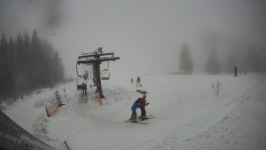 Horské atrakce Ramzová - Horní část sjezdovky Skiareálu Ramzová - 8.2.2026 v 11:00