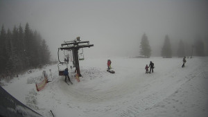 Horské atrakce Ramzová - Horní část sjezdovky Skiareálu Ramzová - 8.2.2026 v 12:30