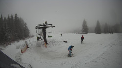 Horní část sjezdovky Skiareálu Ramzová