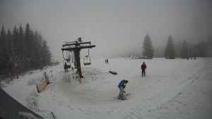 Horské atrakce Ramzová - Horní část sjezdovky Skiareálu Ramzová - 8.2.2026 v 13:00