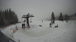 Horní část sjezdovky Skiareálu Ramzová