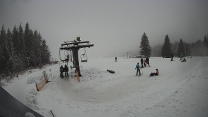 Horské atrakce Ramzová - Horní část sjezdovky Skiareálu Ramzová - 8.2.2026 v 13:30