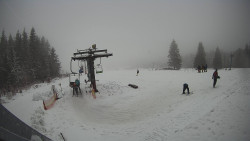 Horní část sjezdovky Skiareálu Ramzová