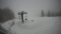 Horní část sjezdovky Skiareálu Ramzová