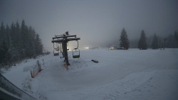 Horní část sjezdovky Skiareálu Ramzová