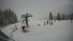 Horní část sjezdovky Skiareálu Ramzová