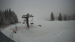 Horní část sjezdovky Skiareálu Ramzová