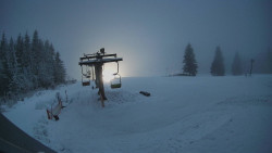 Horní část sjezdovky Skiareálu Ramzová