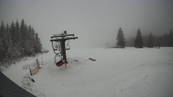 Horní část sjezdovky Skiareálu Ramzová