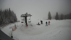 Horní část sjezdovky Skiareálu Ramzová