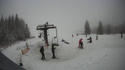 Horní část sjezdovky Skiareálu Ramzová