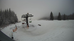 Horní část sjezdovky Skiareálu Ramzová