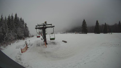 Horní část sjezdovky Skiareálu Ramzová