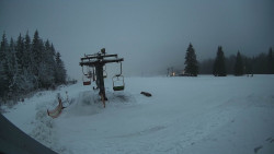 Horní část sjezdovky Skiareálu Ramzová