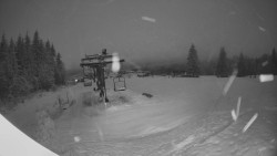 Horní část sjezdovky Skiareálu Ramzová