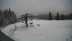 Horní část sjezdovky Skiareálu Ramzová