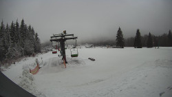 Horní část sjezdovky Skiareálu Ramzová