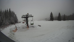 Horní část sjezdovky Skiareálu Ramzová