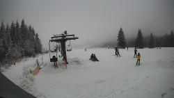 Horní část sjezdovky Skiareálu Ramzová