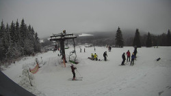 Horní část sjezdovky Skiareálu Ramzová