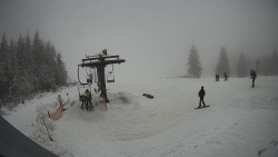 Horní část sjezdovky Skiareálu Ramzová