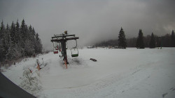 Horní část sjezdovky Skiareálu Ramzová