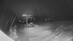 Horní část sjezdovky Skiareálu Ramzová