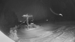 Horní část sjezdovky Skiareálu Ramzová