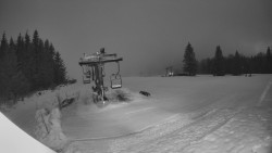 Horní část sjezdovky Skiareálu Ramzová