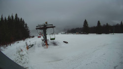 Horní část sjezdovky Skiareálu Ramzová